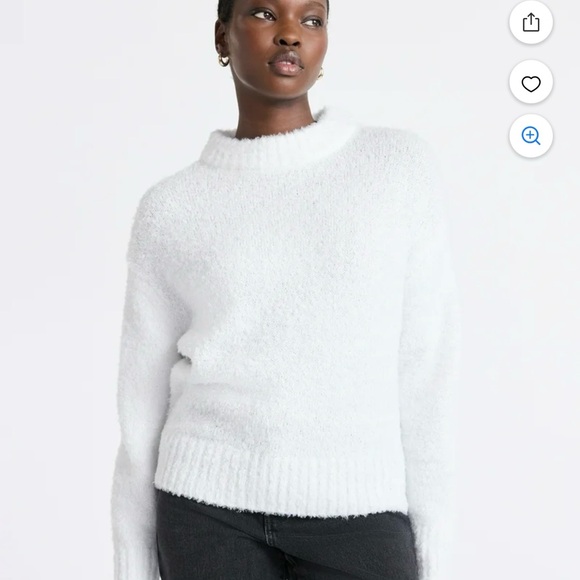 Free Assembly Fuzzy Mock Neck Sweater XL NWT - Picture 6 of 6